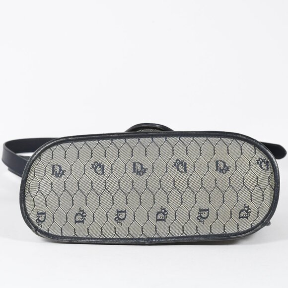 Christian Dior Vintage Honeycomb Logo Mini Crossbody Shoulder Bag - Picture 8 of 14